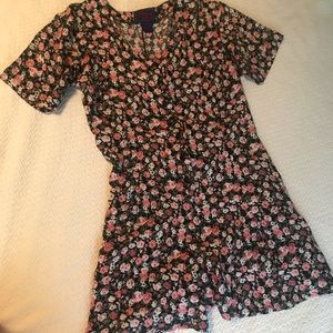Vintage Floral Romper